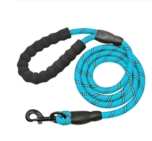 Pawsitive4s reflective nylon dog lead walking leash – Green set, lifestyle shot