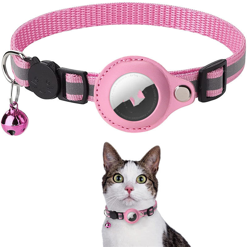 Pawsitive4s reflective pet collar with AirTag holder waterproof – Sky Blue, colour options