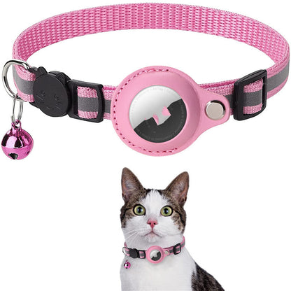 Pawsitive4s reflective pet collar with AirTag holder waterproof – Sky Blue, colour options