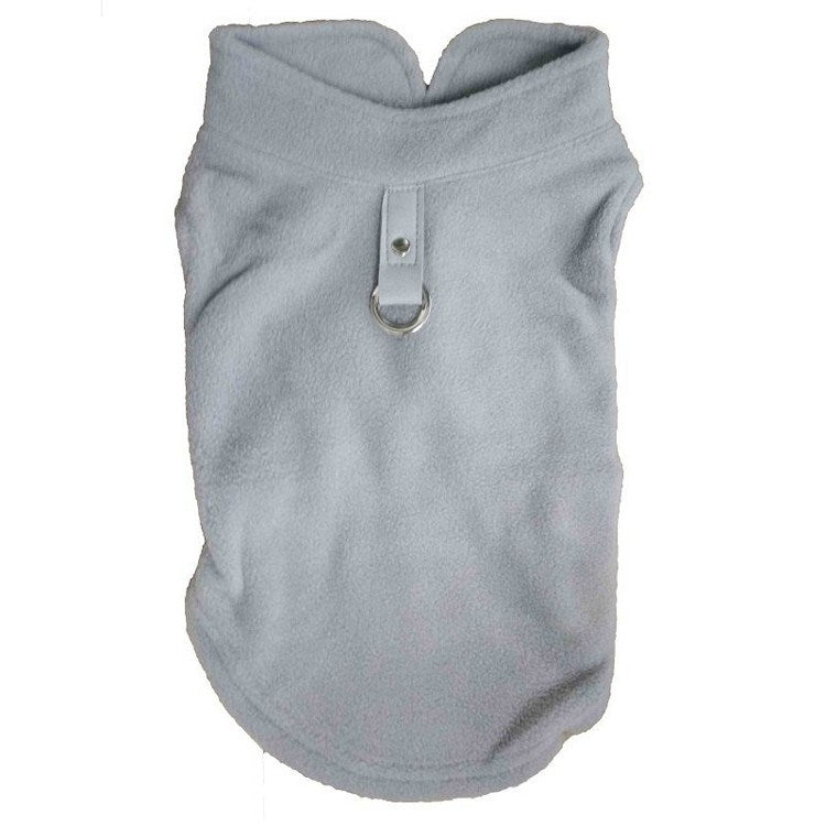 Pawsitive4s cosy fleece dog jacket vest for small dogs – Dark Blue, S, colour detail