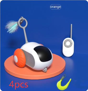 Pawsitive4s remote control interactive cat car toy USB rechargeable – texture detail