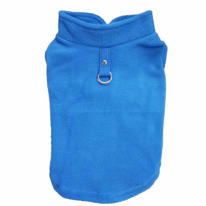 Pawsitive4s cosy fleece dog jacket vest for small dogs – Coffee, M, colour options