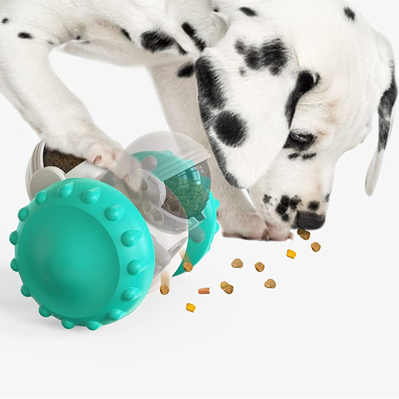 Pawsitive4s interactive wobble slow feeder toy cats dogs – Yellow, packaging