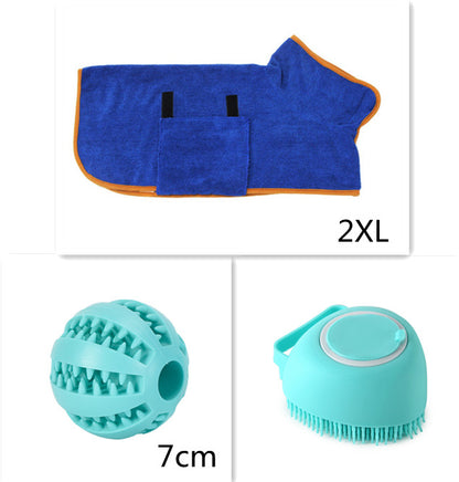Pawsitive4s silicone pet bath massage brush grooming glove – assembly view