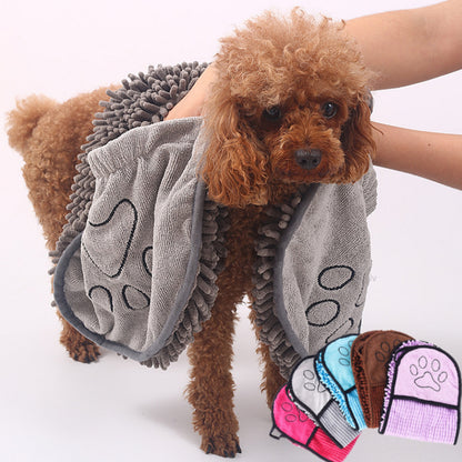 Pawsitive4s super absorbent microfibre pet bath towel quick-drying – Set, size comparison