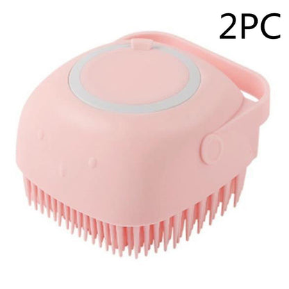 Pawsitive4s silicone pet bath massage brush grooming glove – Set1, square, size guide