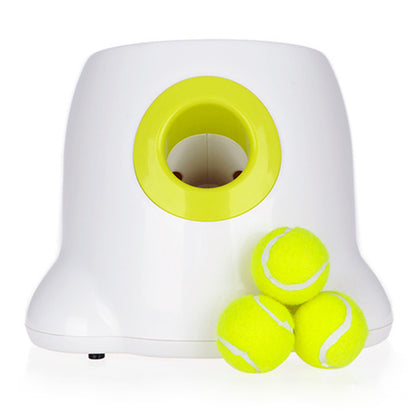 Pawsitive4s automatic dog ball launcher interactive fetch – features close-up