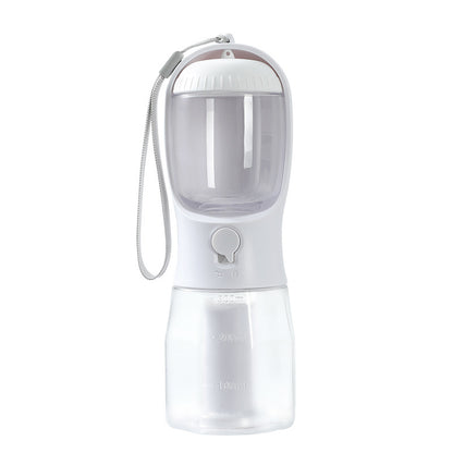 Pawsitive4s 3-in-1 portable dog water bottle food waste bag – features close-up