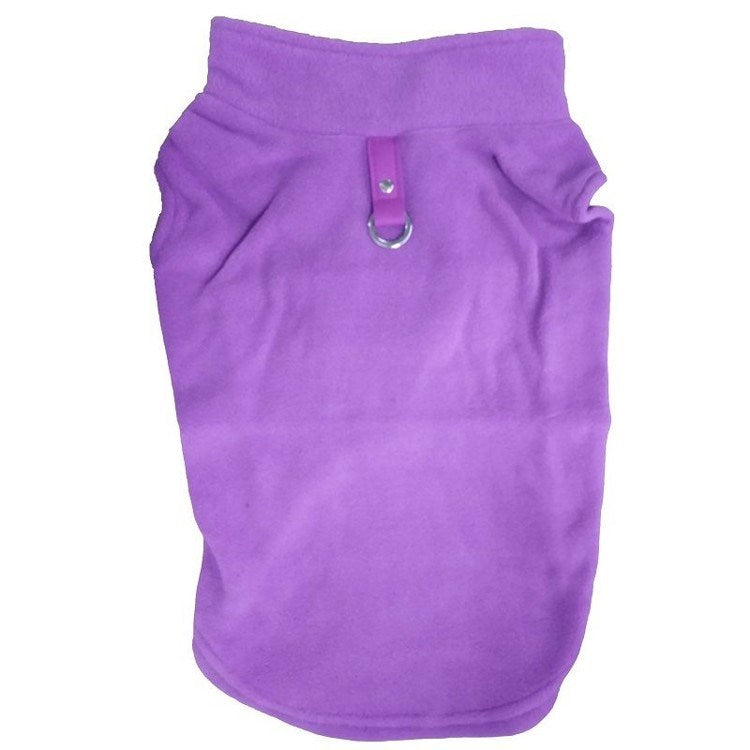 Pawsitive4s cosy fleece dog jacket vest for small dogs – Forest Green, L, accessory detail