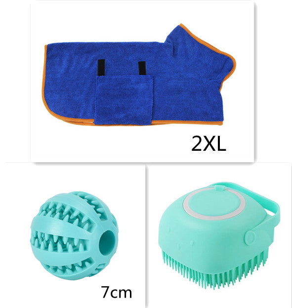 Pawsitive4s silicone pet bath massage brush grooming glove – feature highlight